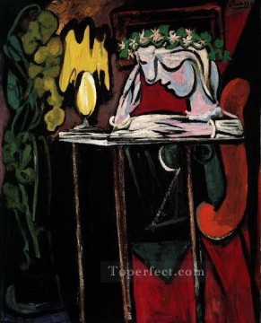 Mujer escribiendo Marie Therese Walter 1934 cubista Pablo Picasso Pinturas al óleo